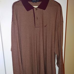 Long sleeve striped Nautica shirt